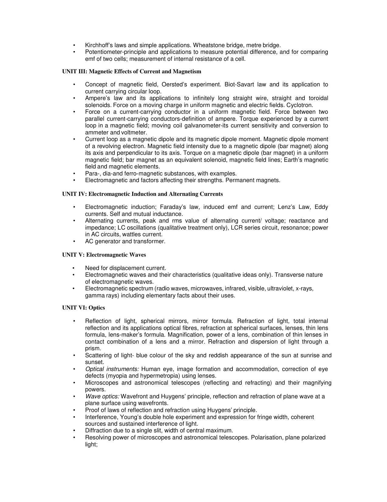 AMU Entrance Exam: Diploma in Orthopedic & Plaster Techniques Syllabus - Page 5