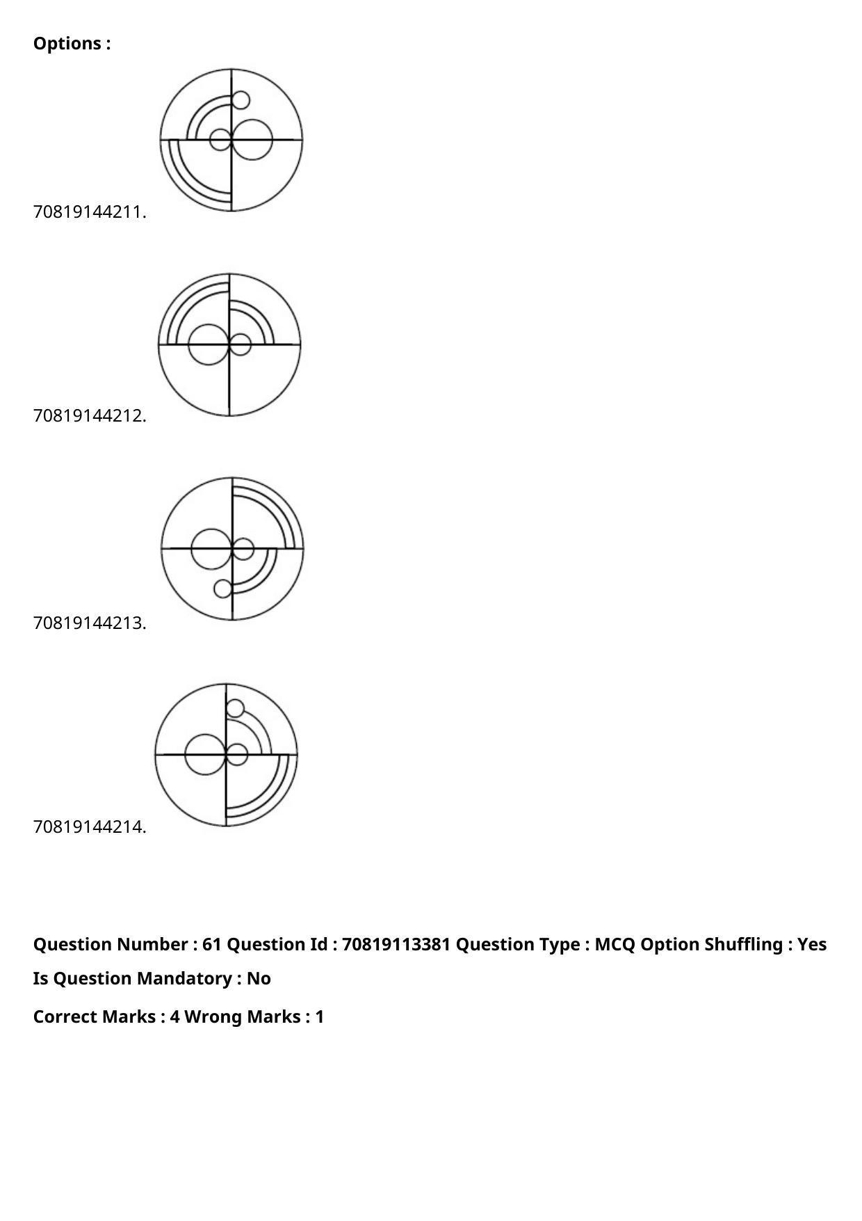 JEE Mains 2021: B Arch & B Planning Tamil (Shift 2) 23-02-2021 Question Paper - Page 74