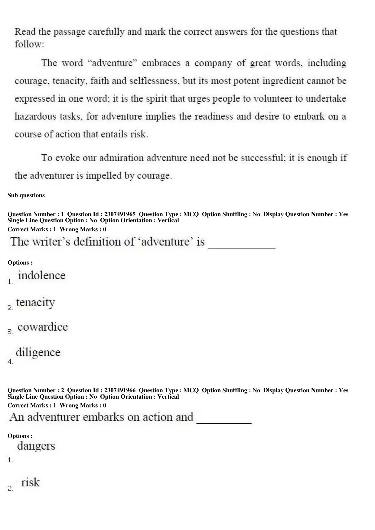 TS EDCET Question Paper 2019 - Biology - Page 2