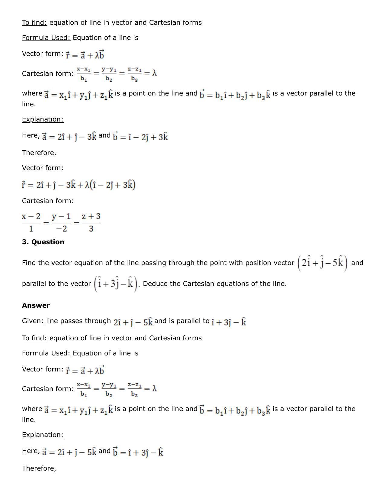 Chapter 27: Straight Line in Space Solutions: RS Aggarwal Class 12 Solutions  - Page 2