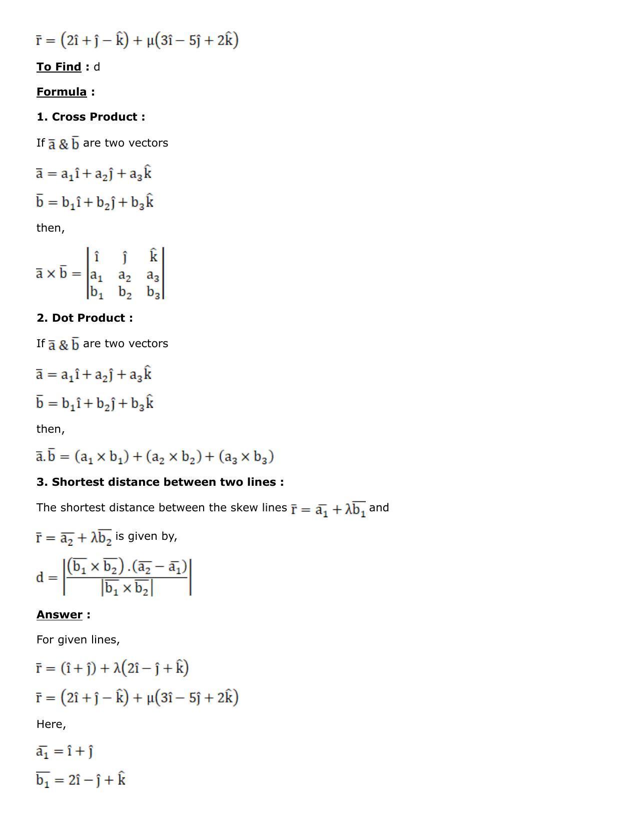 Chapter 27: Straight Line in Space Solutions: RS Aggarwal Class 12 Solutions  - Page 43