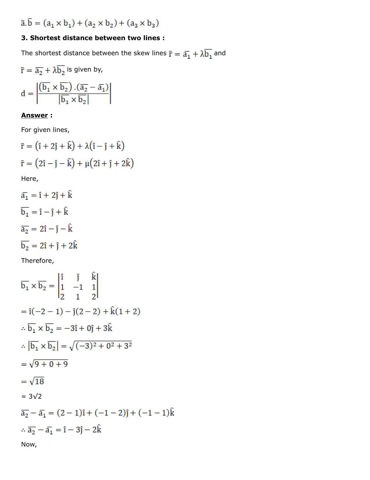 Chapter 27: Straight Line in Space Solutions: RS Aggarwal Class 12 Solutions  - Page 50