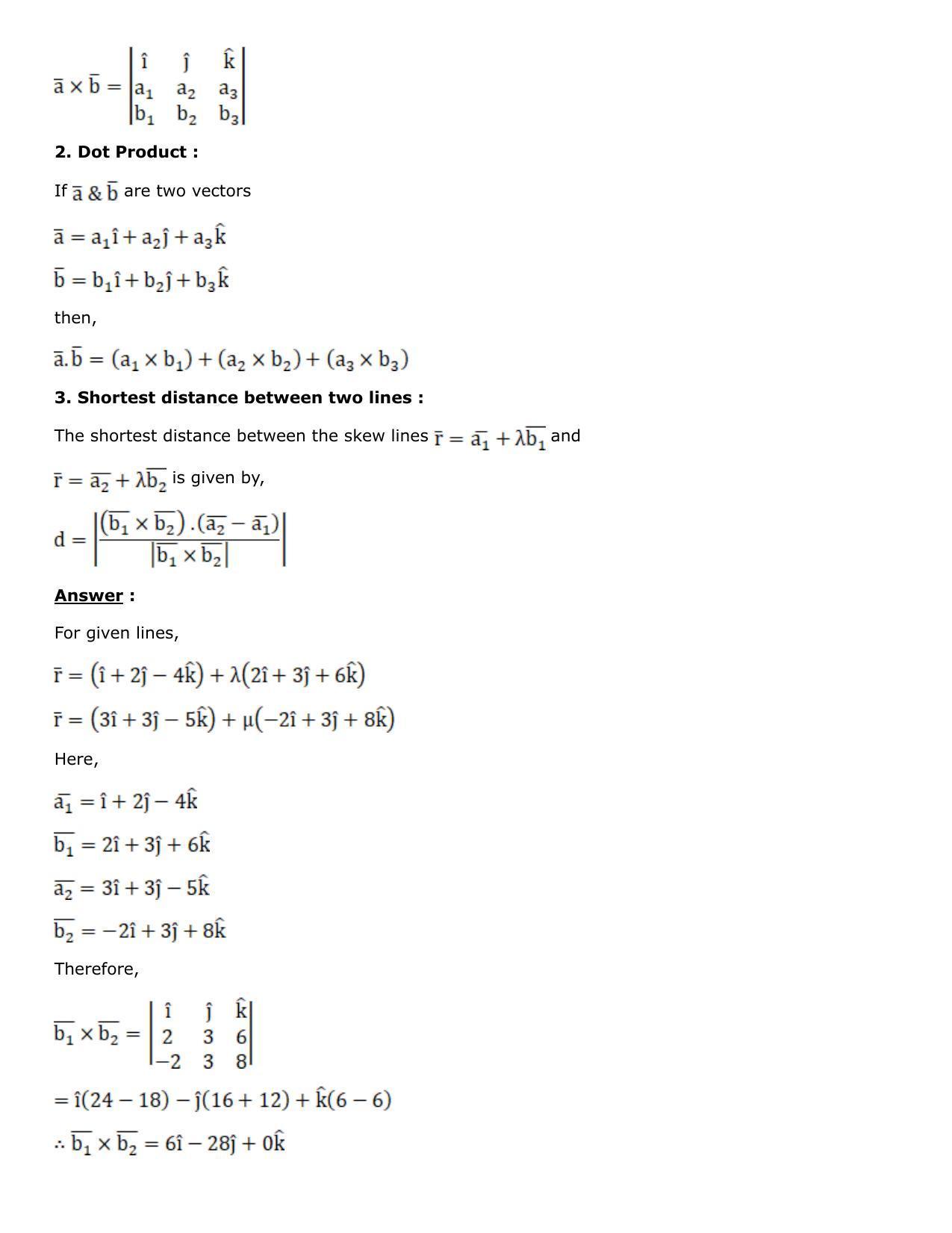 Chapter 27: Straight Line in Space Solutions: RS Aggarwal Class 12 Solutions  - Page 52