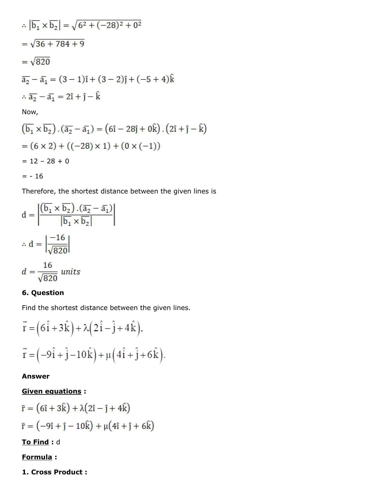 Chapter 27: Straight Line in Space Solutions: RS Aggarwal Class 12 Solutions  - Page 53