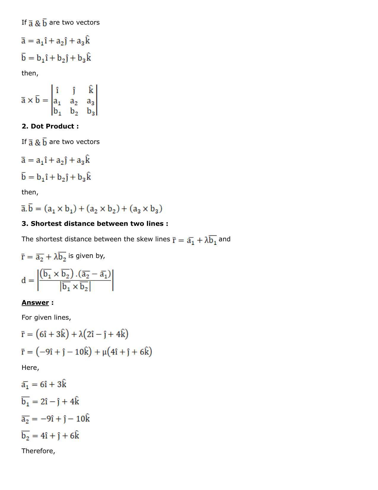Chapter 27: Straight Line in Space Solutions: RS Aggarwal Class 12 Solutions  - Page 54