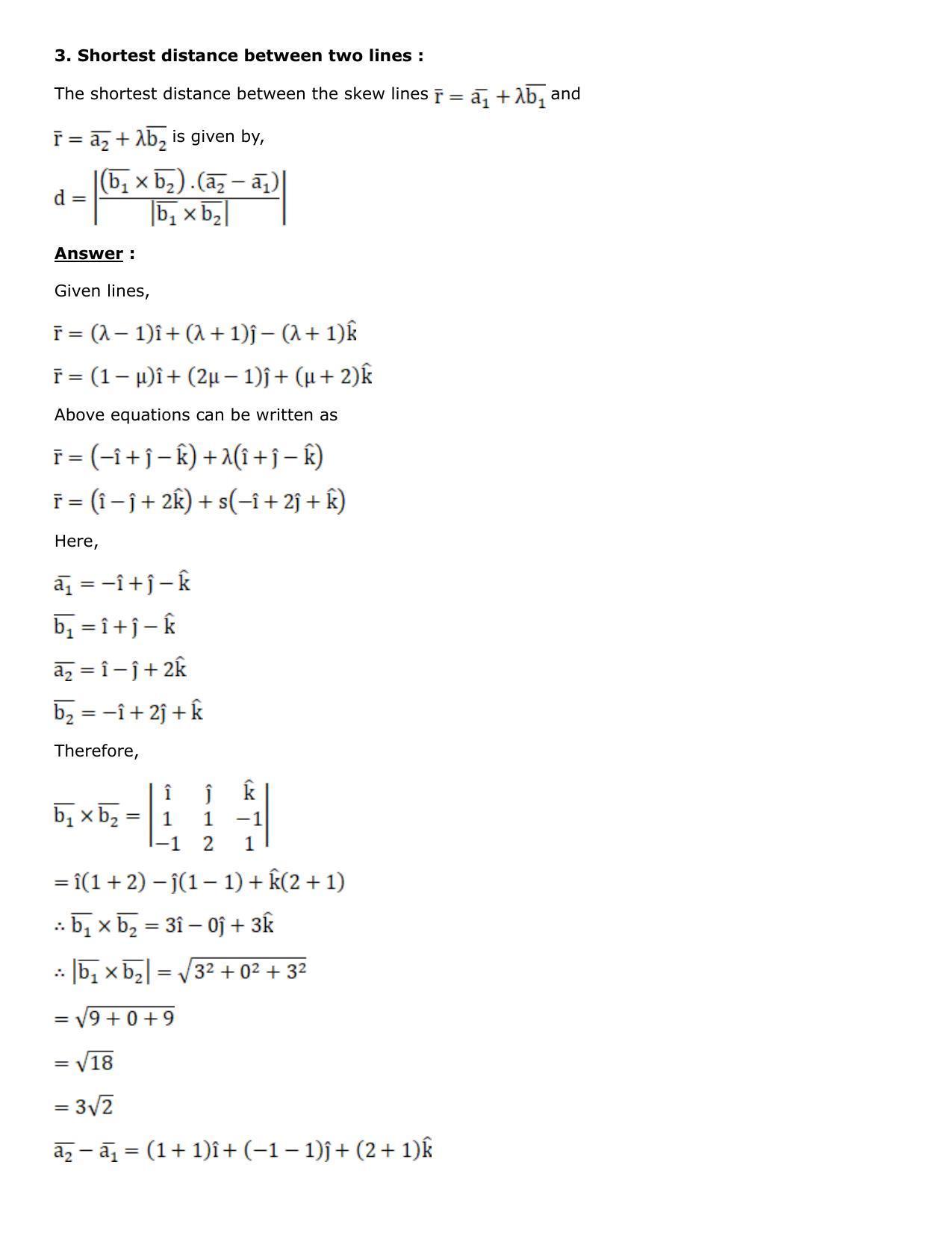 Chapter 27: Straight Line in Space Solutions: RS Aggarwal Class 12 Solutions  - Page 59