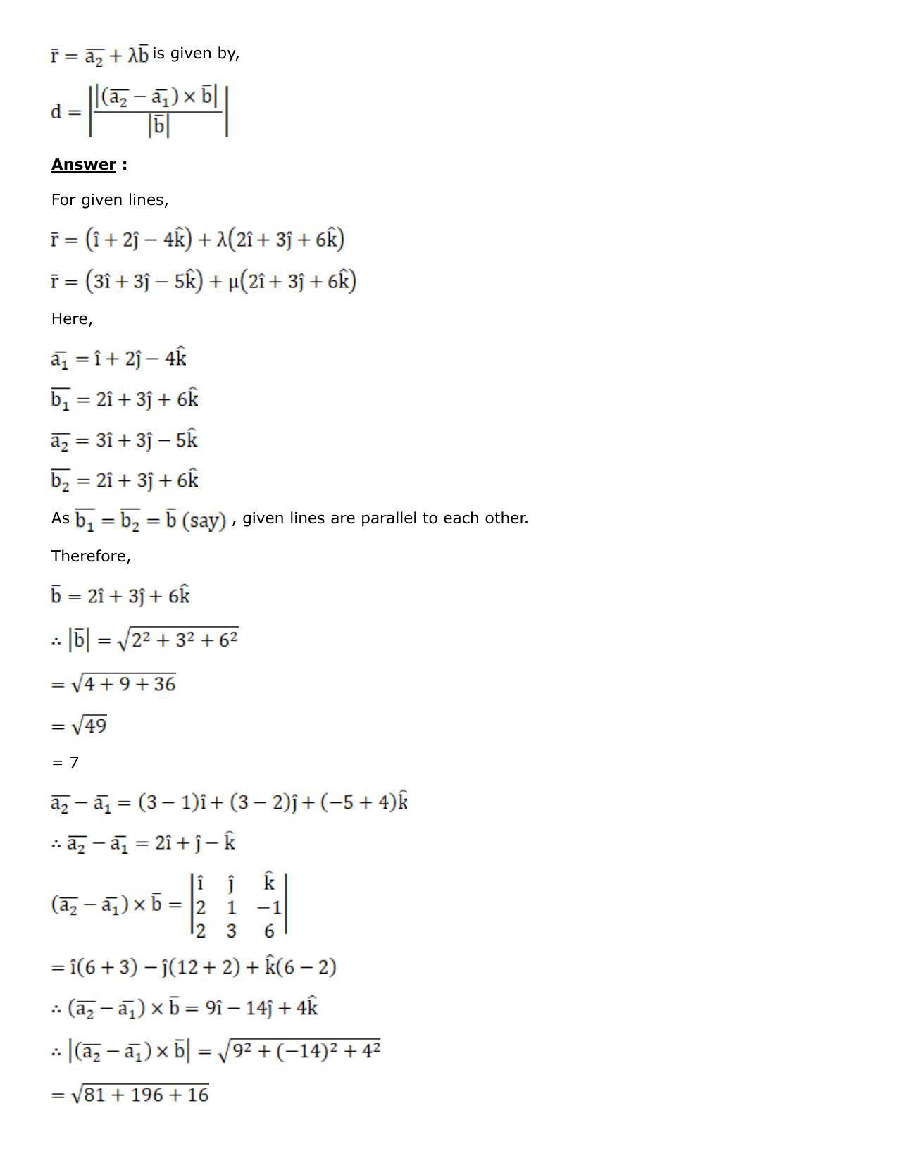 Chapter 27: Straight Line in Space Solutions: RS Aggarwal Class 12 Solutions  - Page 71