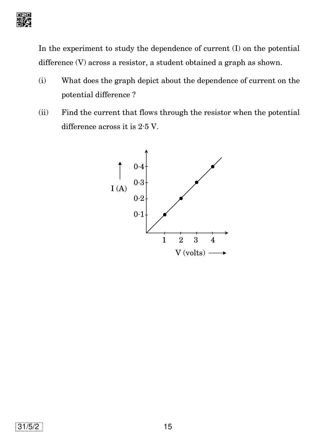 CBSE Class 10 31-5-2 SCIENCE 2019 Question Paper - Page 15