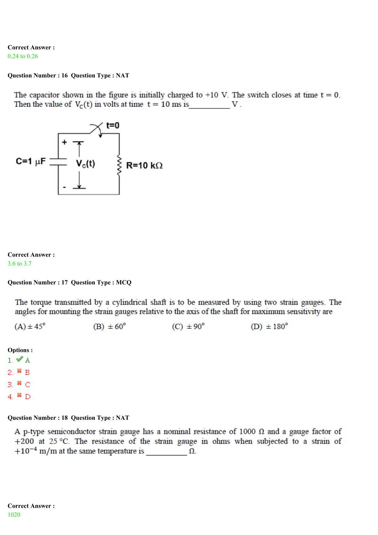 GATE 2015 Instrumentation Engineering (IN) Question Paper with Answer Key - Page 6
