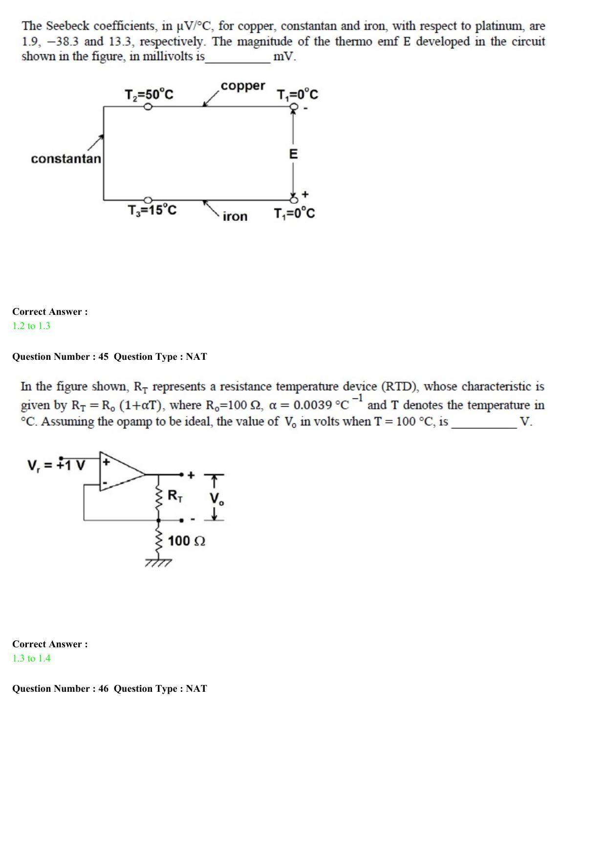 GATE 2015 Instrumentation Engineering (IN) Question Paper with Answer Key - Page 16