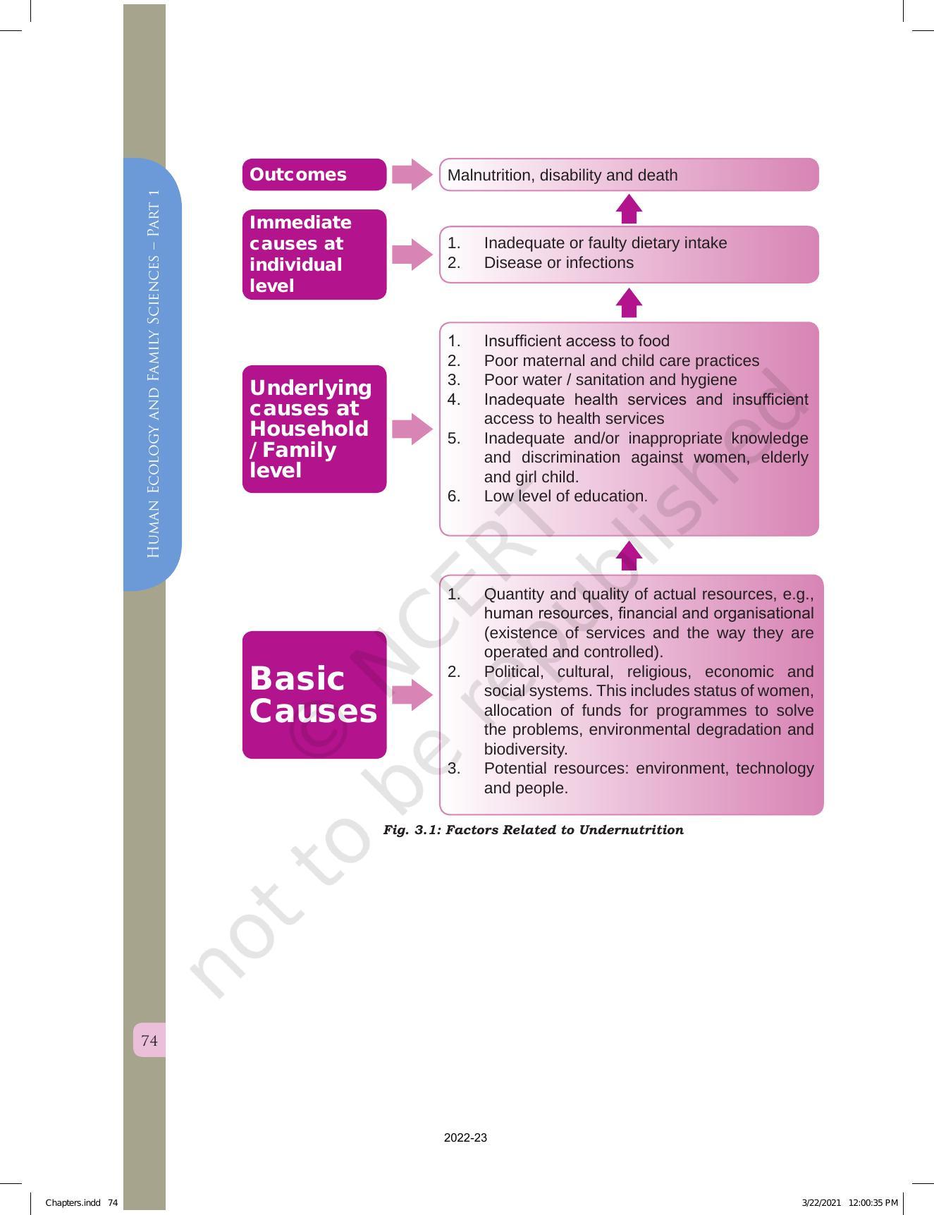 NCERT Book for Class 12 Home Science (Part -I) Chapter 3 Public Nutrition and Health - Page 5