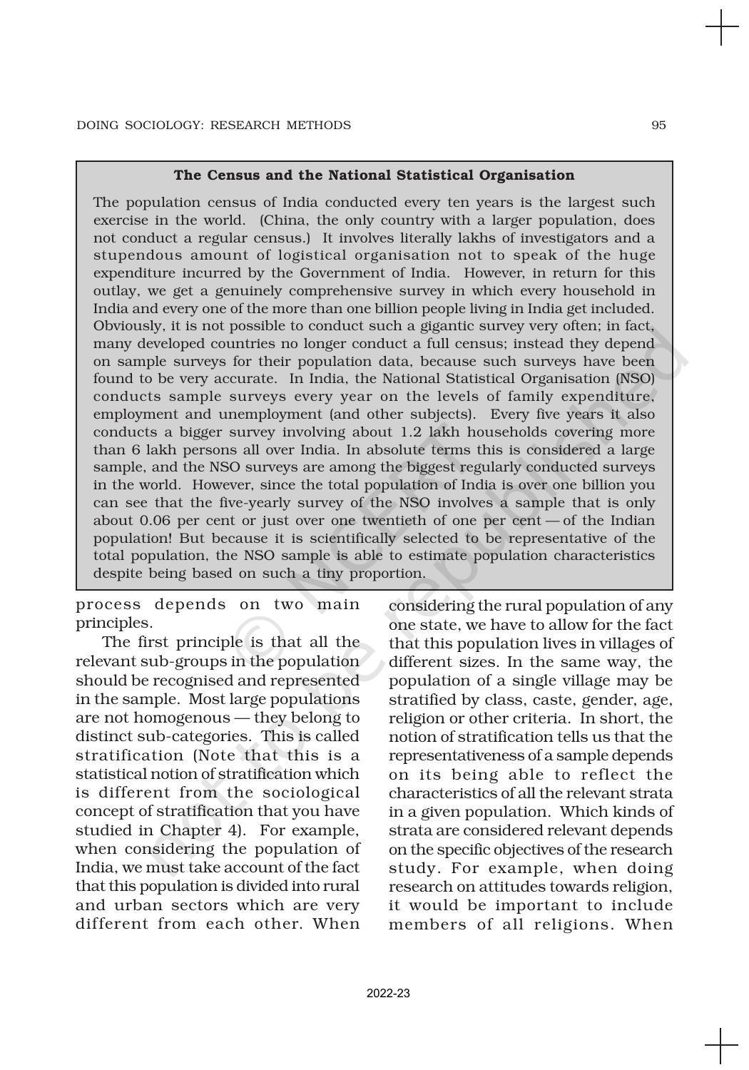 NCERT Book for Class 11 Sociology (Part-I) Chapter 5 Doing Sociology: Research Methods - Page 14