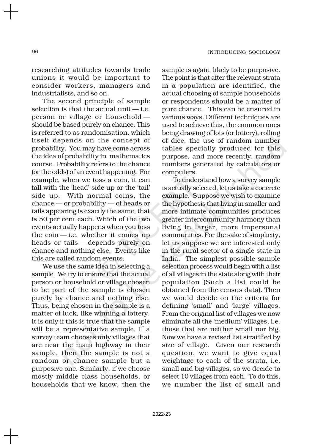 NCERT Book for Class 11 Sociology (Part-I) Chapter 5 Doing Sociology: Research Methods - Page 15