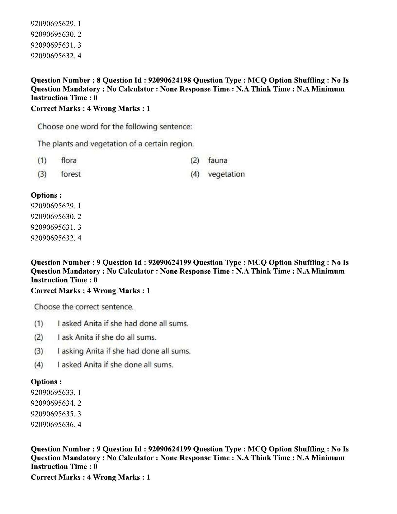 CUET PG 2023: LAQP03 – Sanskrit (Eng) - Shift 3 (24-06-2023) Question Paper  - Page 13