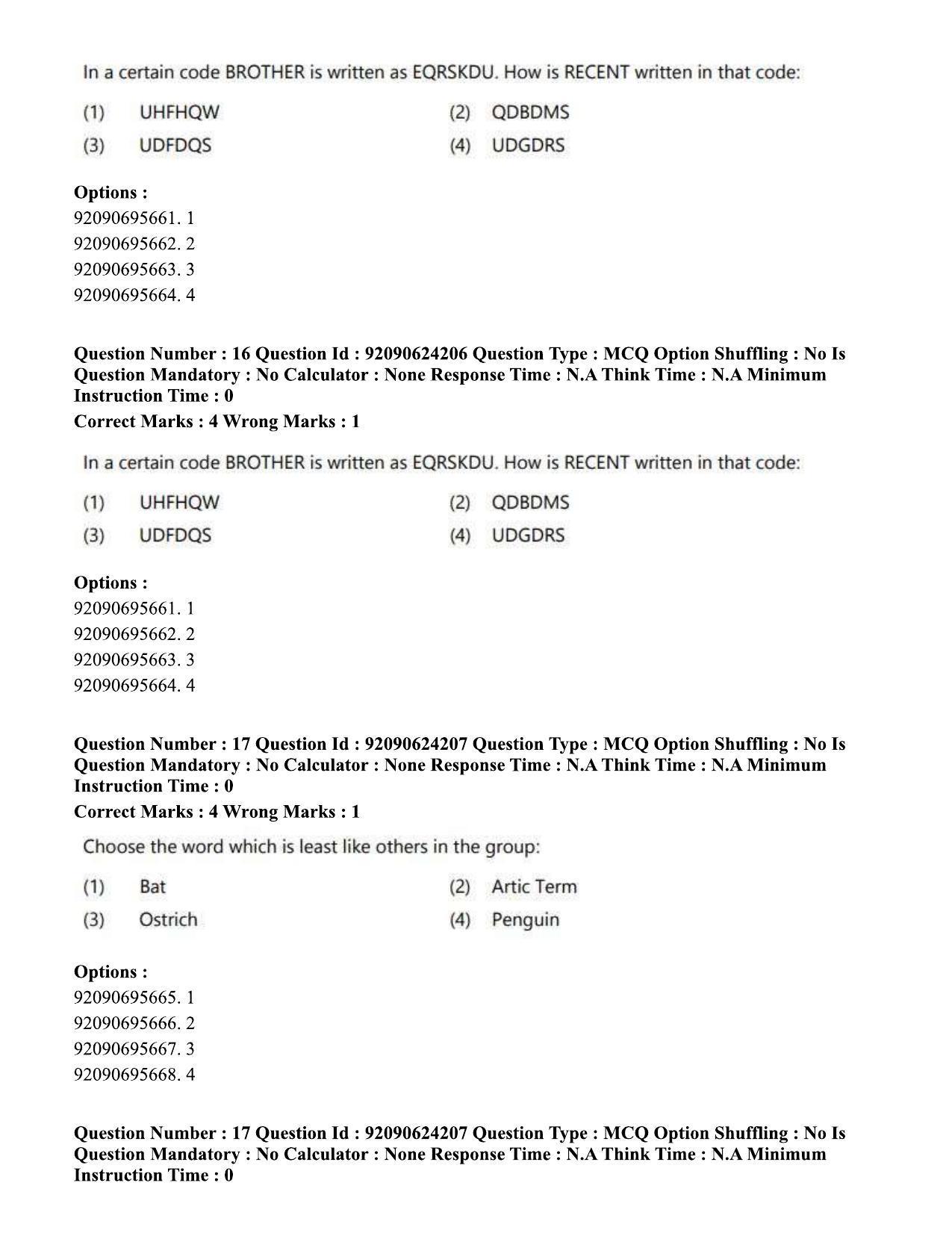 CUET PG 2023: LAQP03 – Sanskrit (Eng) - Shift 3 (24-06-2023) Question Paper  - Page 23