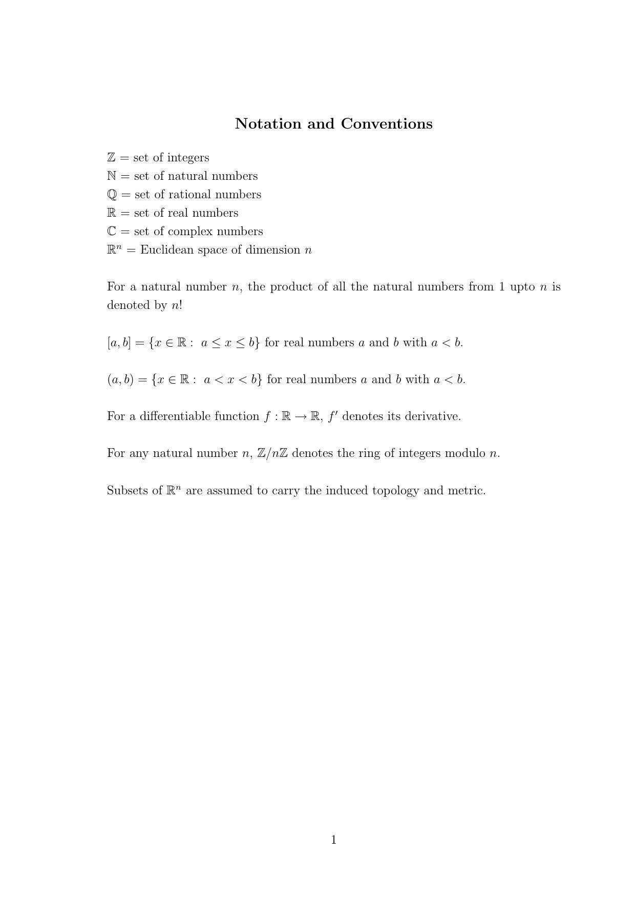 TIFR GS 2011 Mathematics Question Paper - Page 1