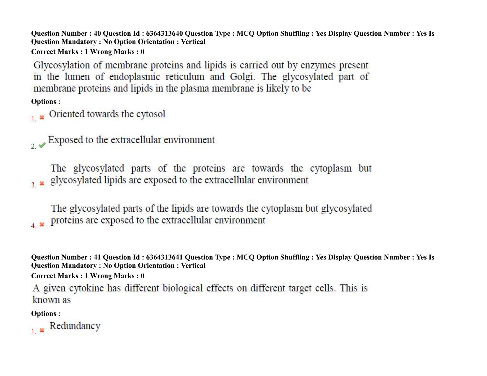 TS PGECET 2021: (BT) Bio Technology Question Papers - Page 25