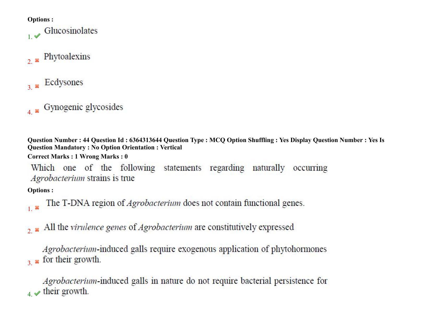TS PGECET 2021: (BT) Bio Technology Question Papers - Page 27