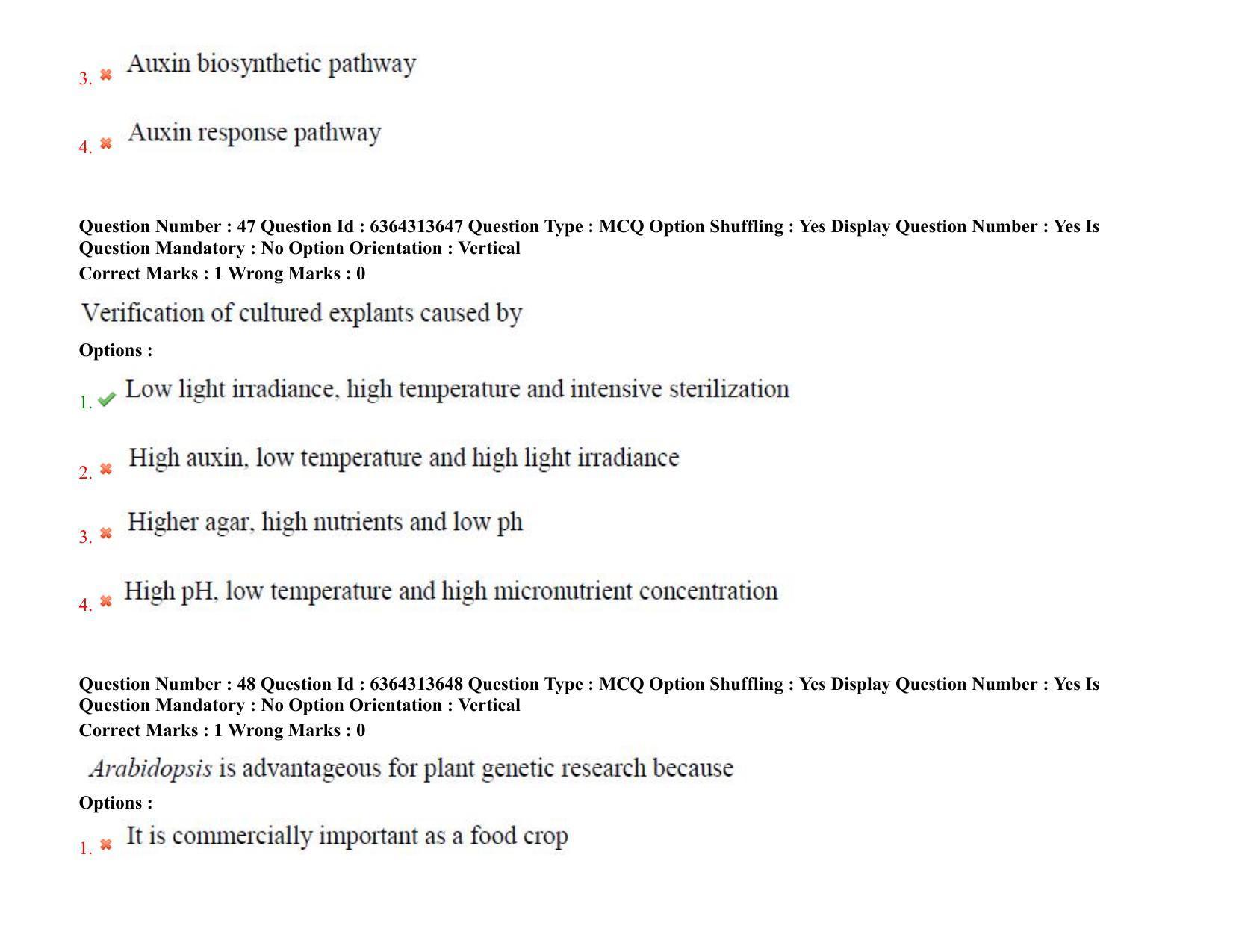 TS PGECET 2021: (BT) Bio Technology Question Papers - Page 29