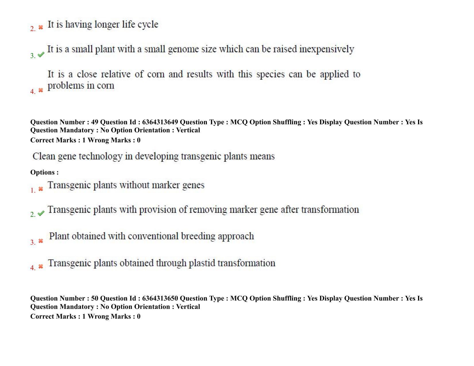 TS PGECET 2021: (BT) Bio Technology Question Papers - Page 30