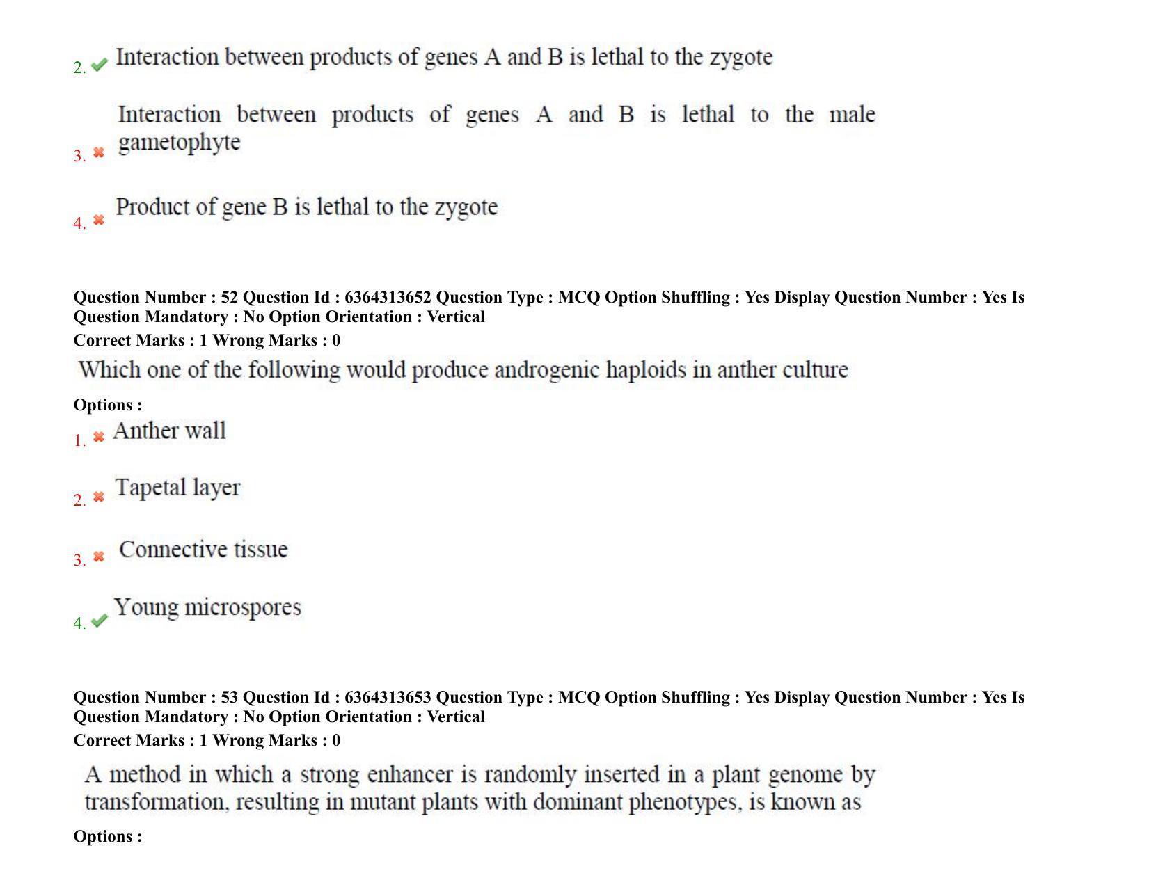 TS PGECET 2021: (BT) Bio Technology Question Papers - Page 32