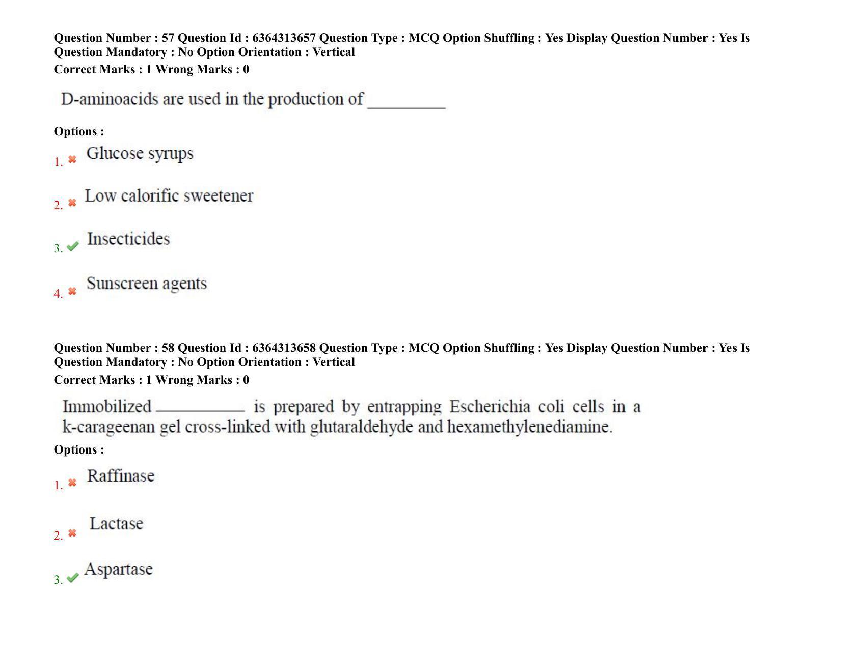 TS PGECET 2021: (BT) Bio Technology Question Papers - Page 35
