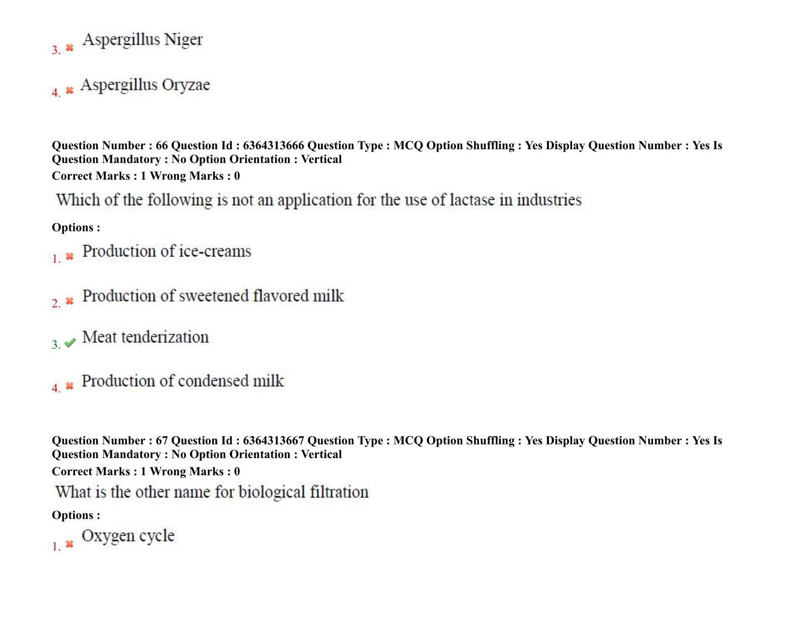 TS PGECET 2021: (BT) Bio Technology Question Papers - Page 40