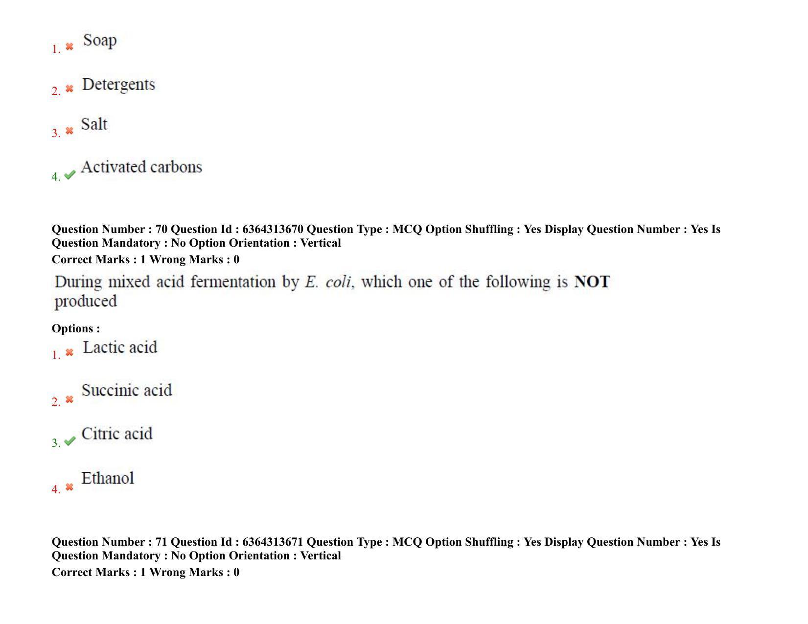 TS PGECET 2021: (BT) Bio Technology Question Papers - Page 42