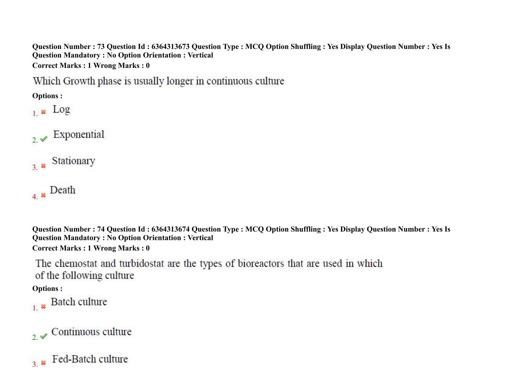 TS PGECET 2021: (BT) Bio Technology Question Papers - Page 44