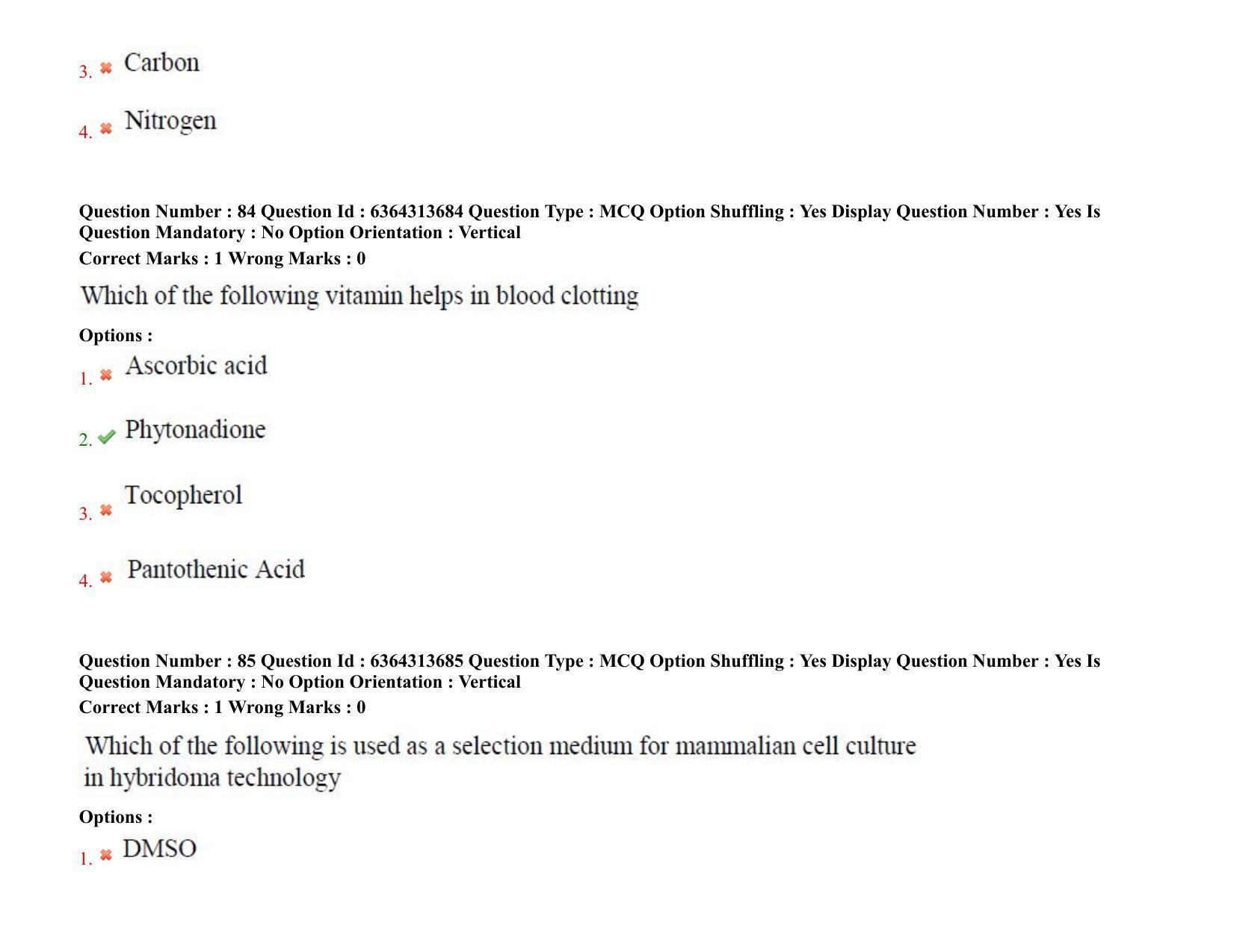 TS PGECET 2021: (BT) Bio Technology Question Papers - Page 50