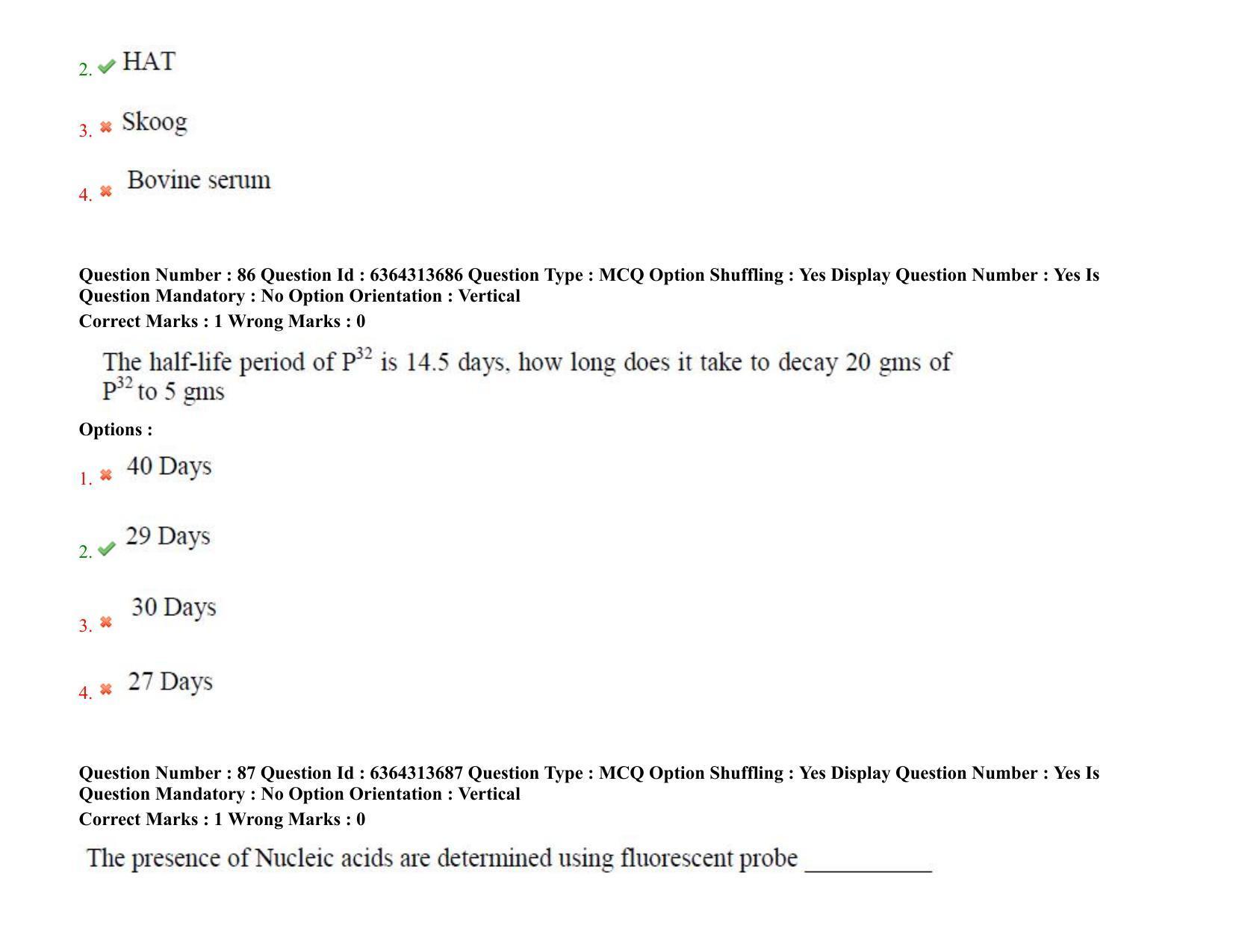 TS PGECET 2021: (BT) Bio Technology Question Papers - Page 51