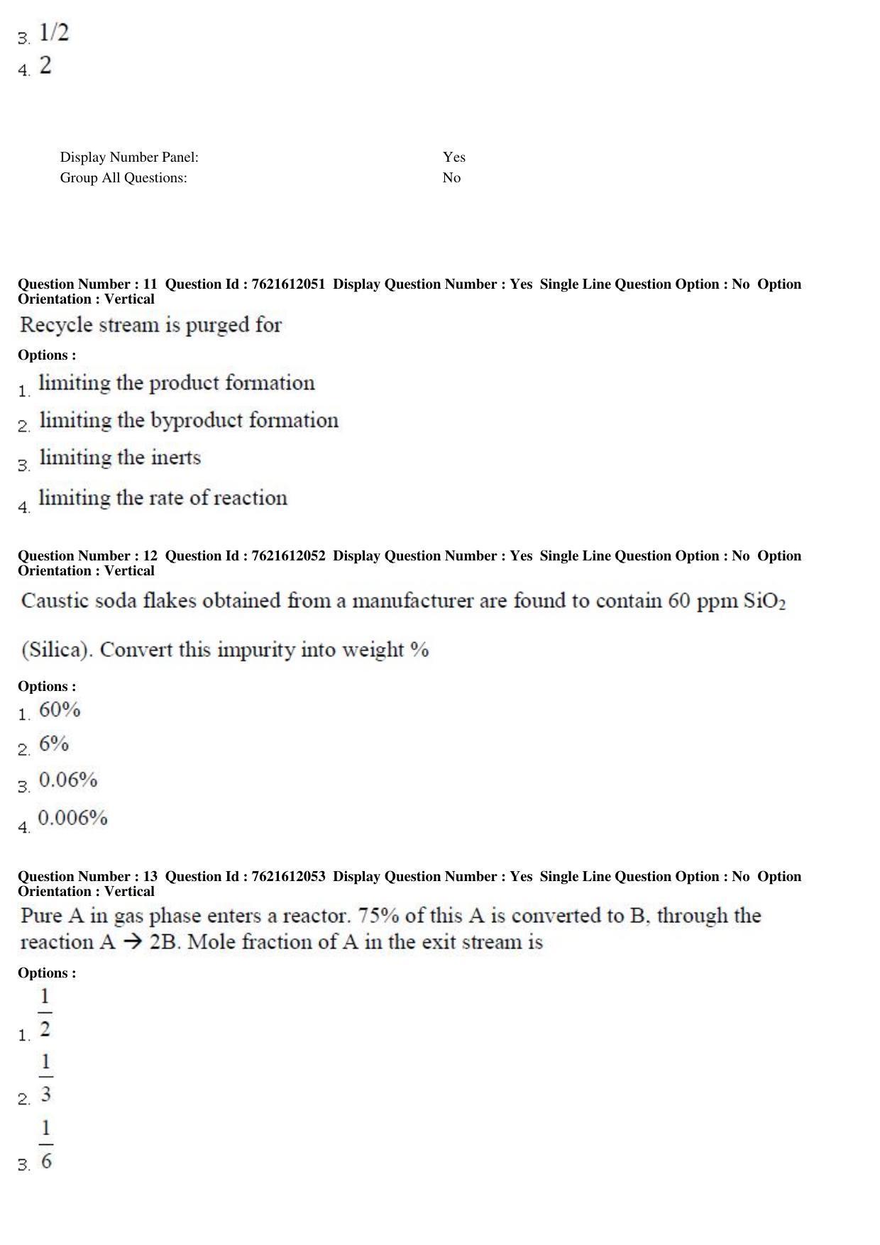 TS PGECET 2017: Chemical Engineering Question Papers - Page 4