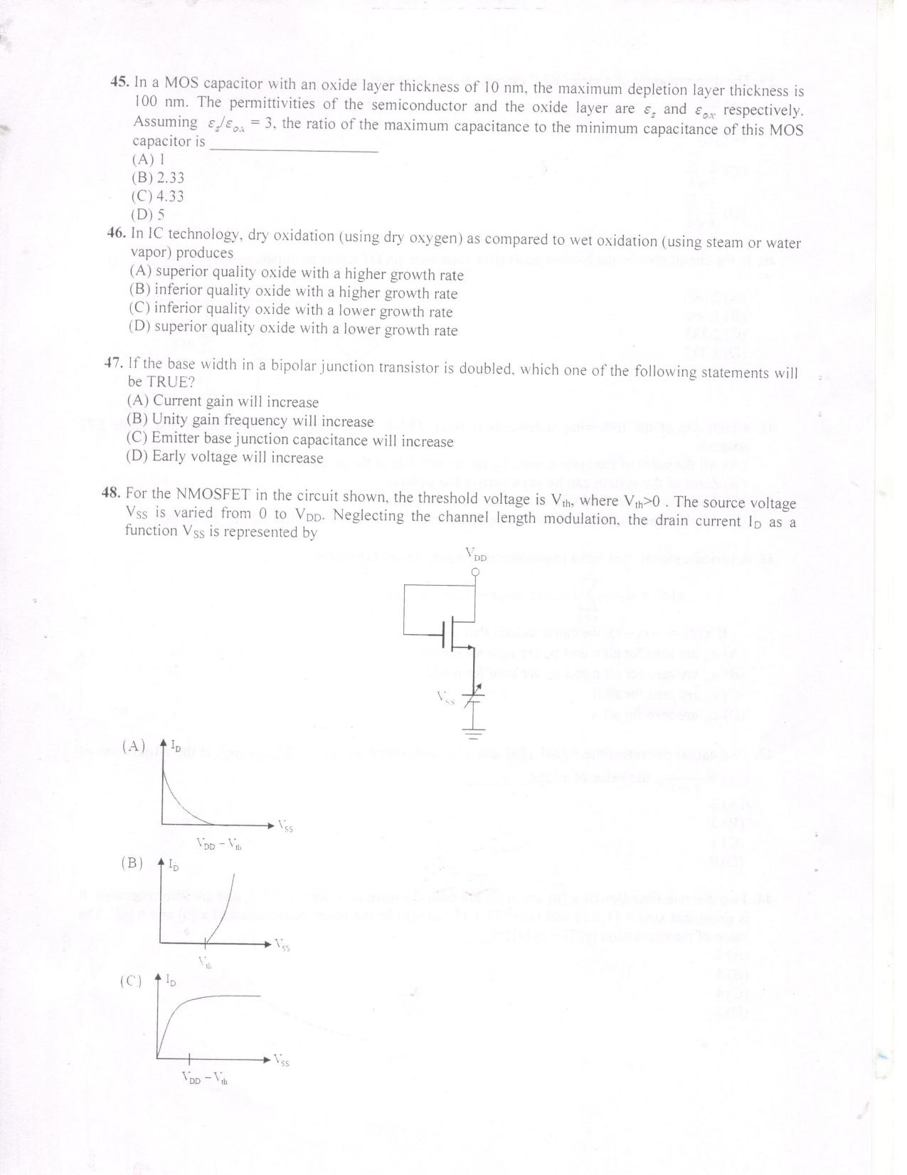 KUET 2023 M.Tech Embedded Systems Question Paper - Page 8