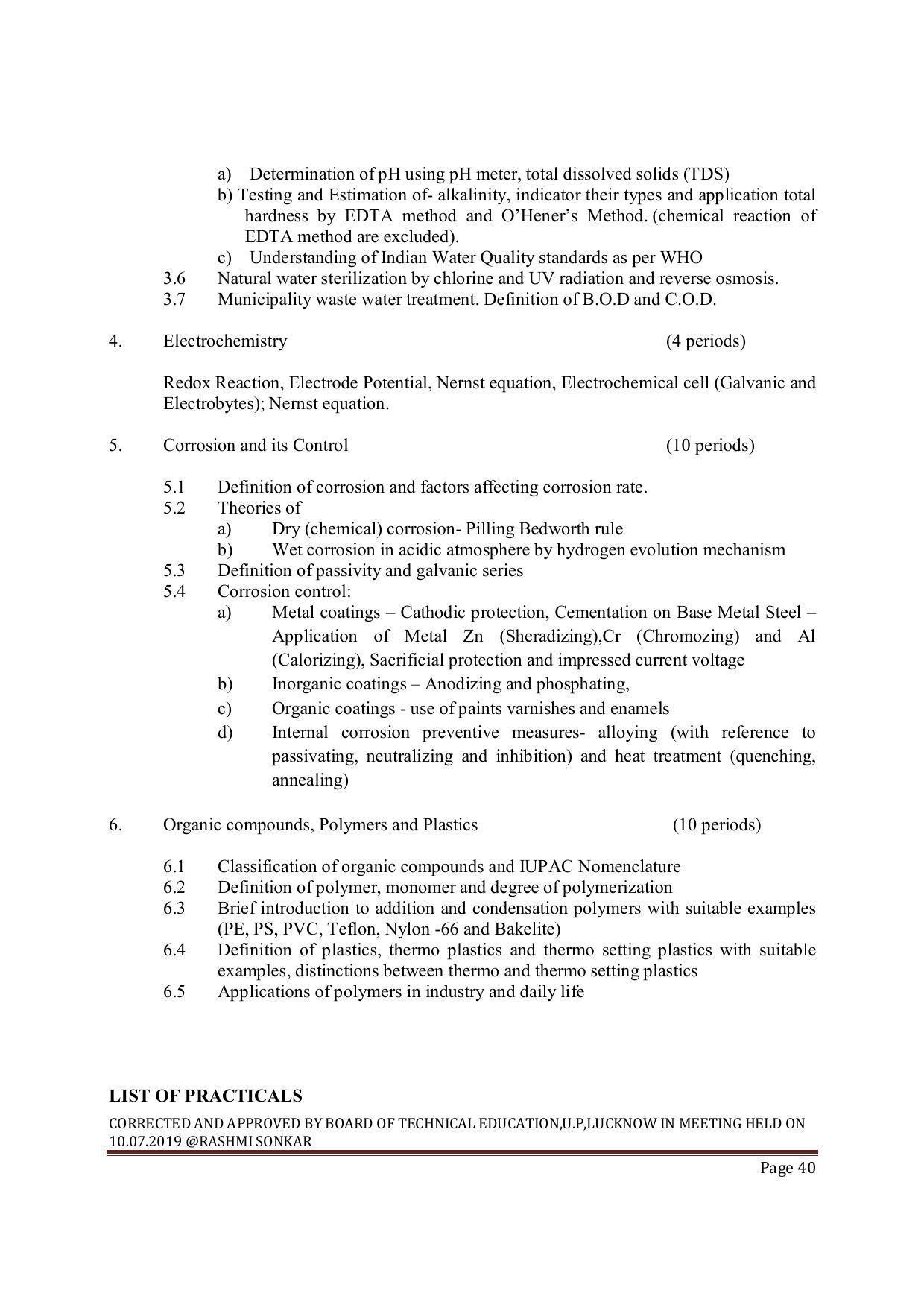 EFFECTIVE FROM JULY 2019-20 - SIX SEMESTER DIPLOMA COURSE IN MECHANICAL ENGINEERING ( COMPUTER AIDED DESIGN) - Page 40