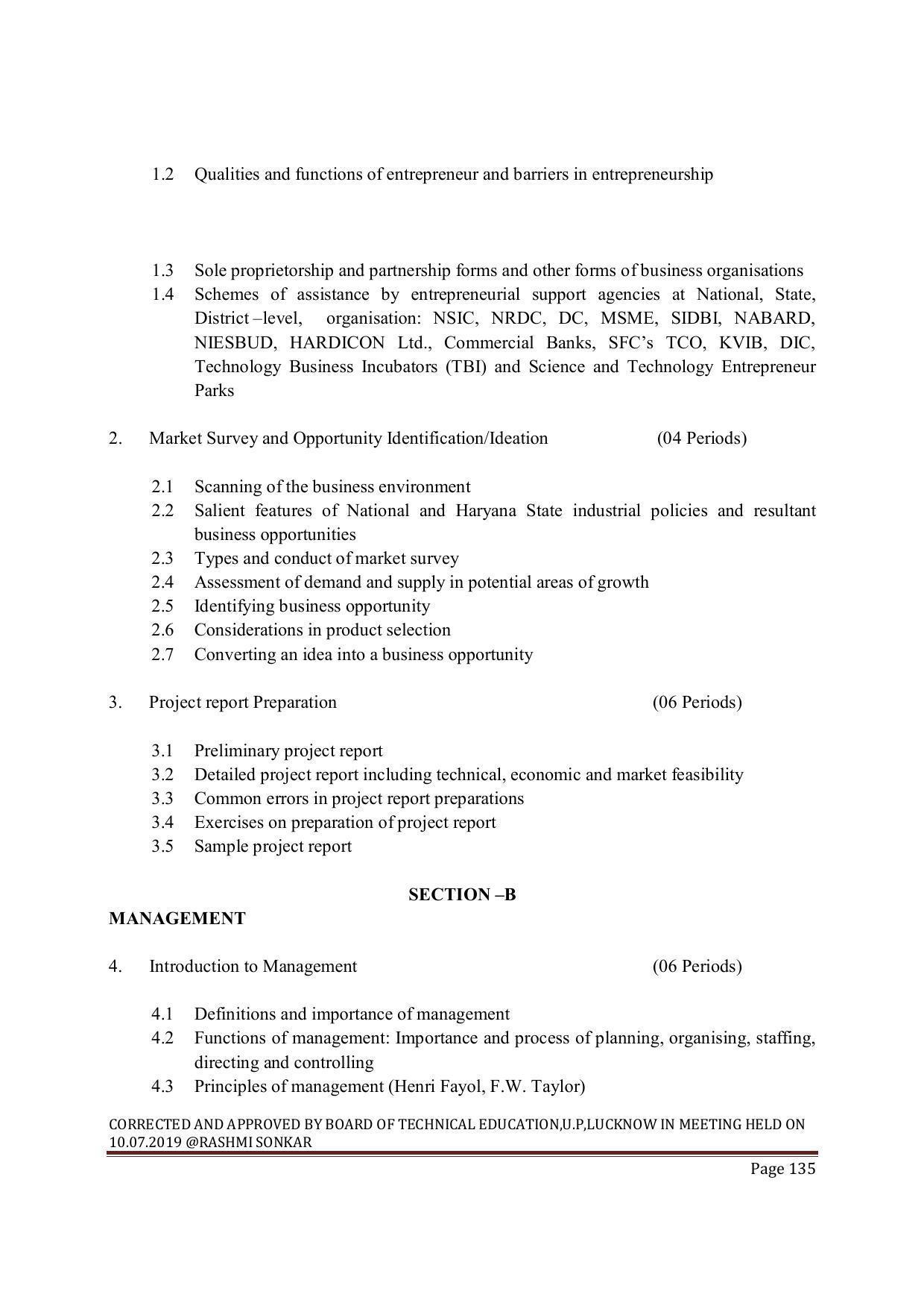 EFFECTIVE FROM JULY 2019-20 - SIX SEMESTER DIPLOMA COURSE IN MECHANICAL ENGINEERING ( COMPUTER AIDED DESIGN) - Page 135