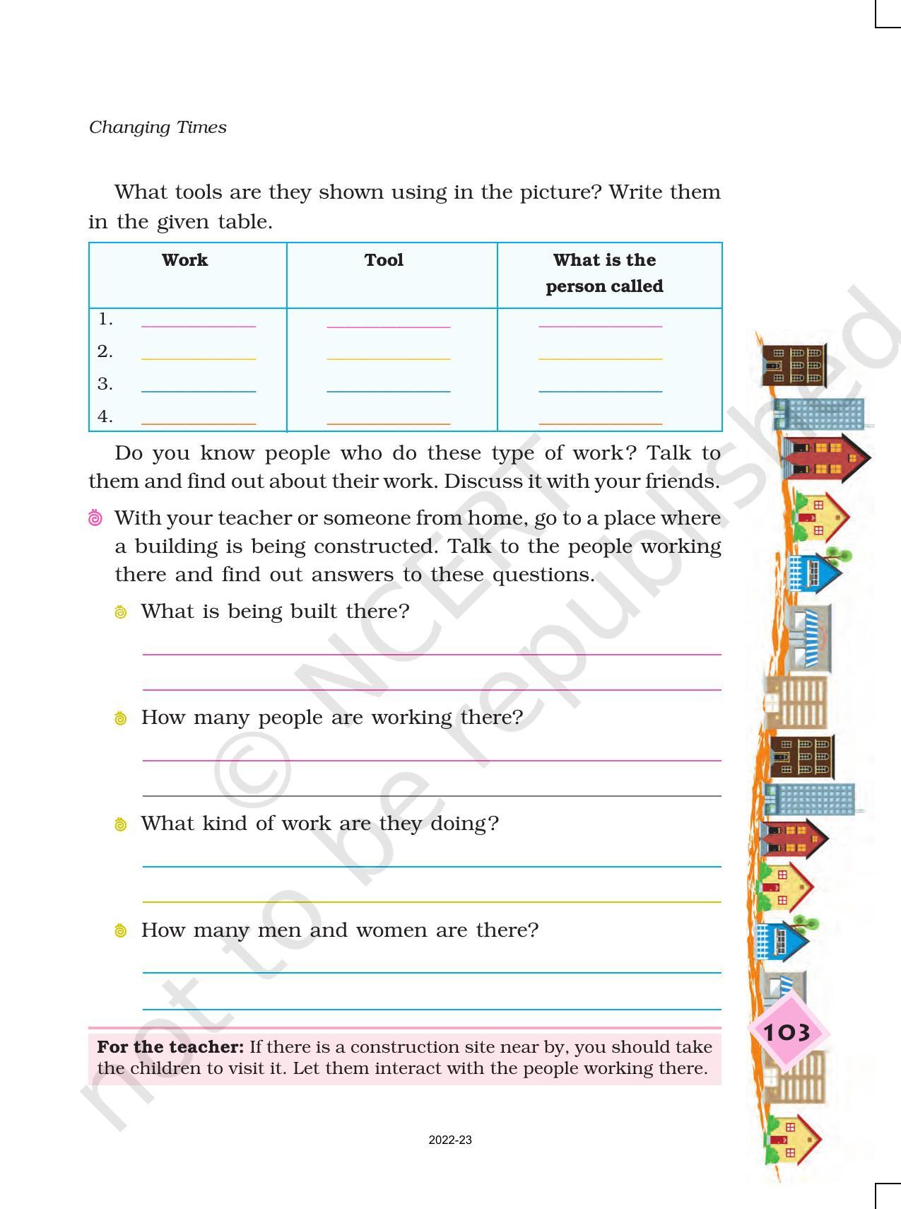 NCERT Book for Class 4 EVS Chapter 12 Changing Times - Page 8
