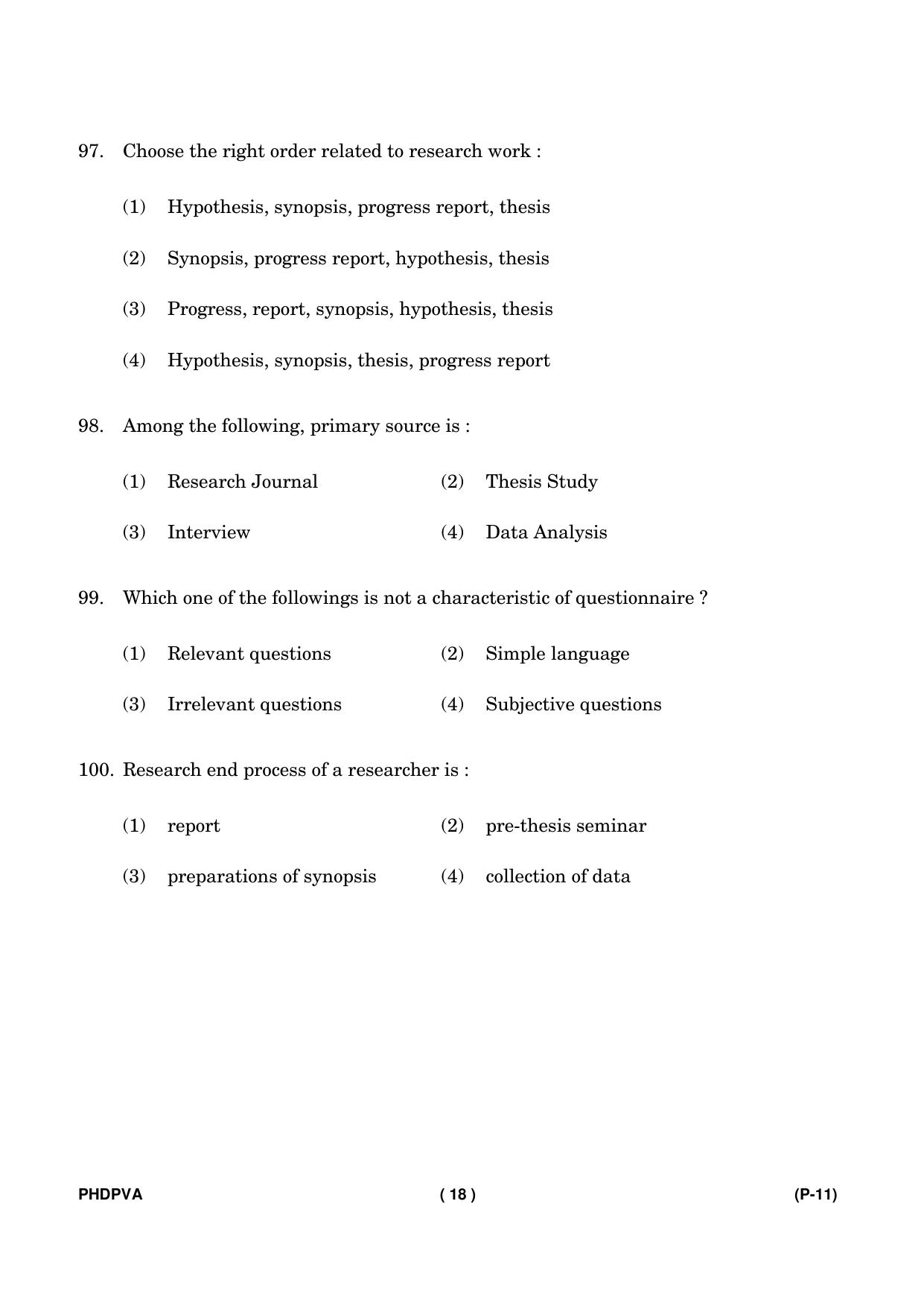 IGNOU PhD Entrance Test Ph. D. (Fine Arts) Entrance Test, July, 2023 Question Paper - Page 19