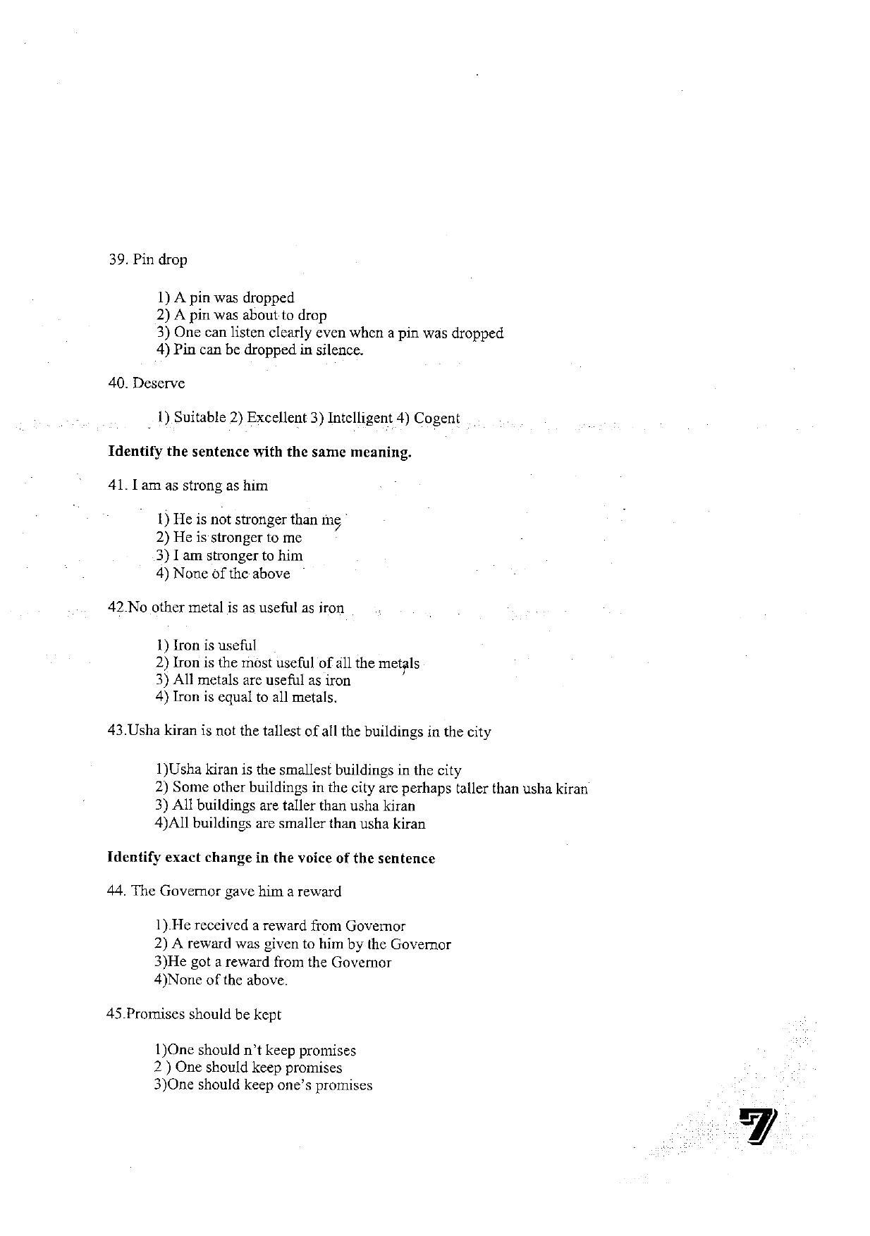 KMAT Question Papers - 2015 - Page 7