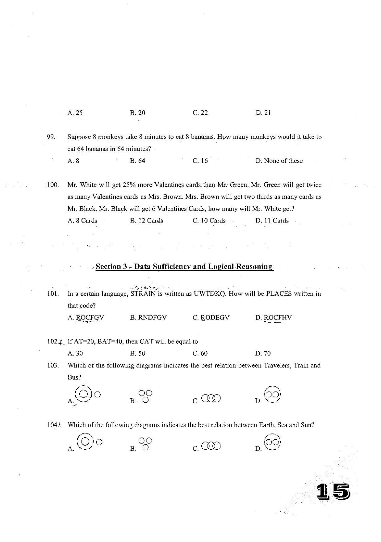 KMAT Question Papers - 2015 - Page 15