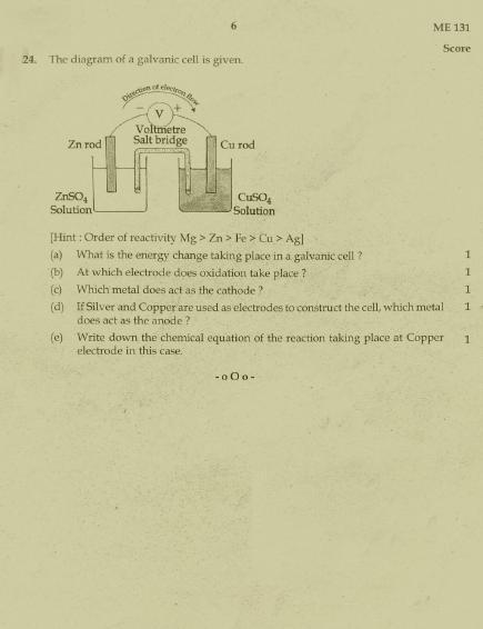 Kerala SSLC 2022 Chemistry Question Paper (EM) (Model) - Page 6
