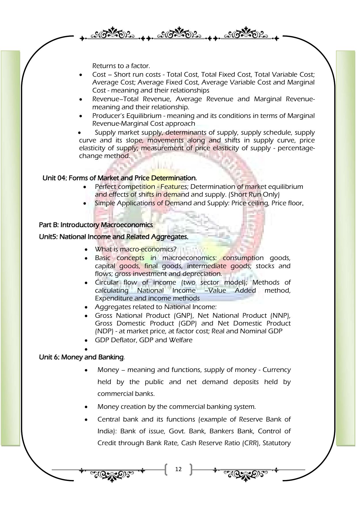 JKBOSE Syllabus for 12th class - Page 18