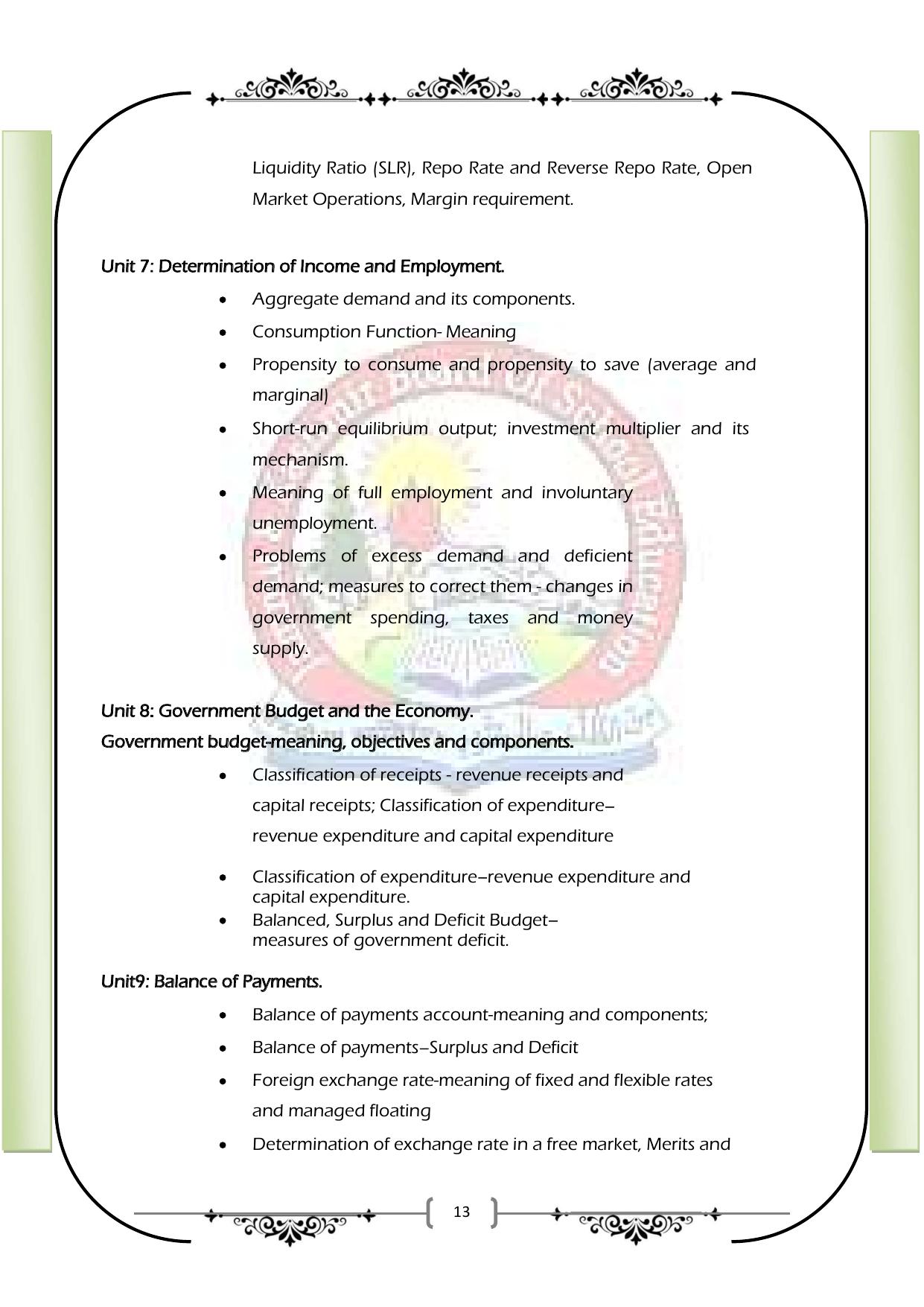 JKBOSE Syllabus for 12th class - Page 19