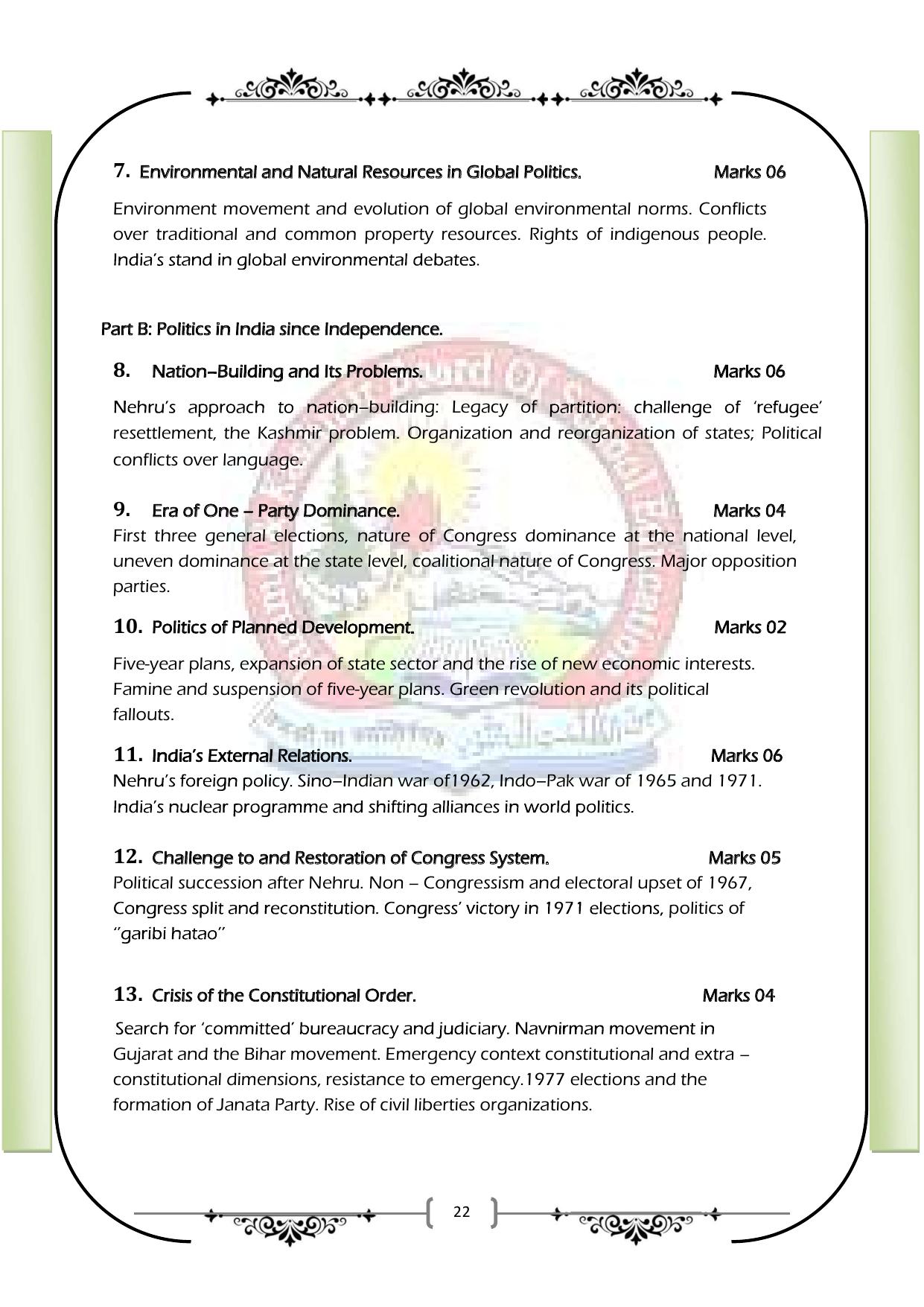 JKBOSE Syllabus for 12th class - Page 28