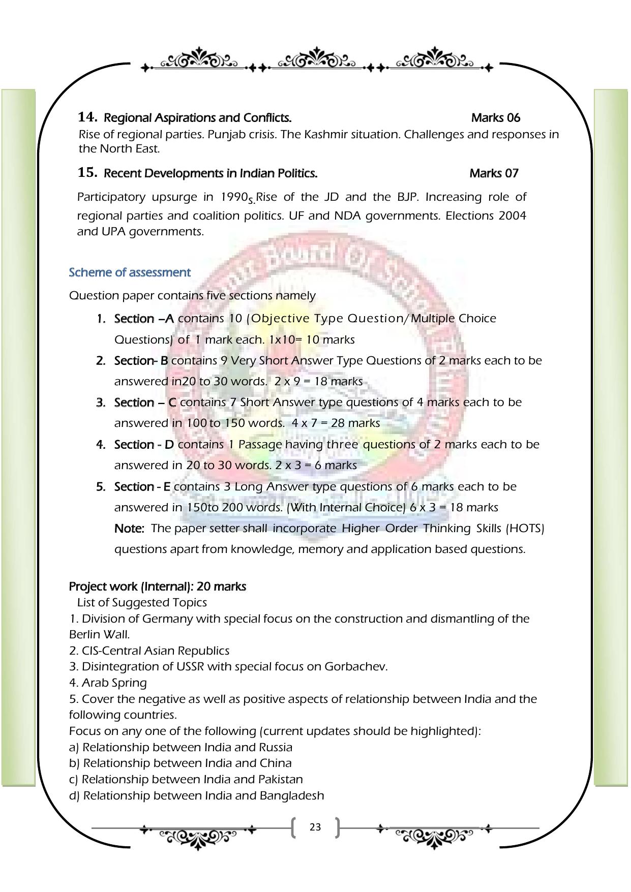 JKBOSE Syllabus for 12th class - Page 29
