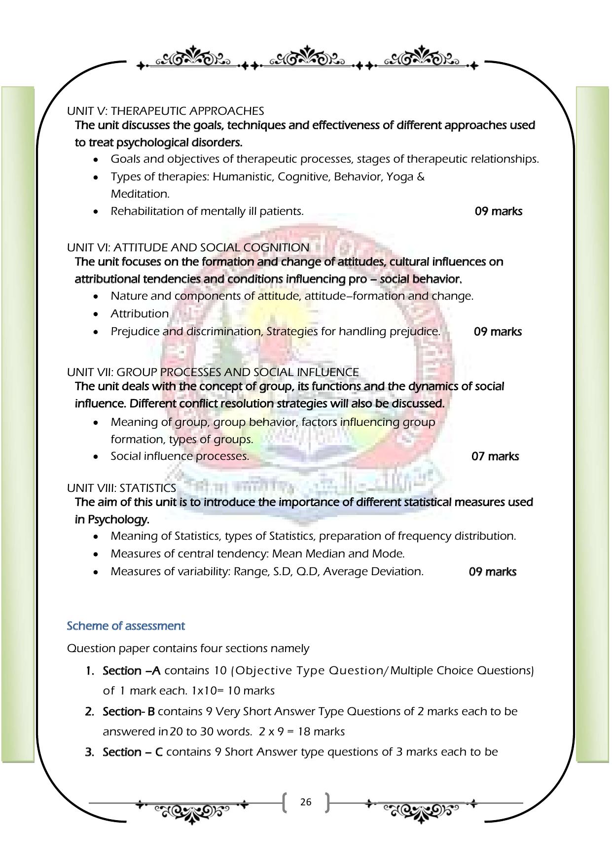 JKBOSE Syllabus for 12th class - Page 32