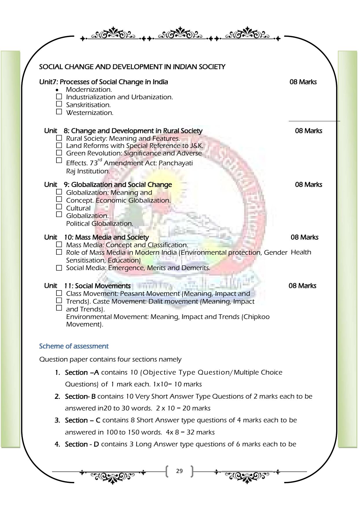 JKBOSE Syllabus for 12th class - Page 35