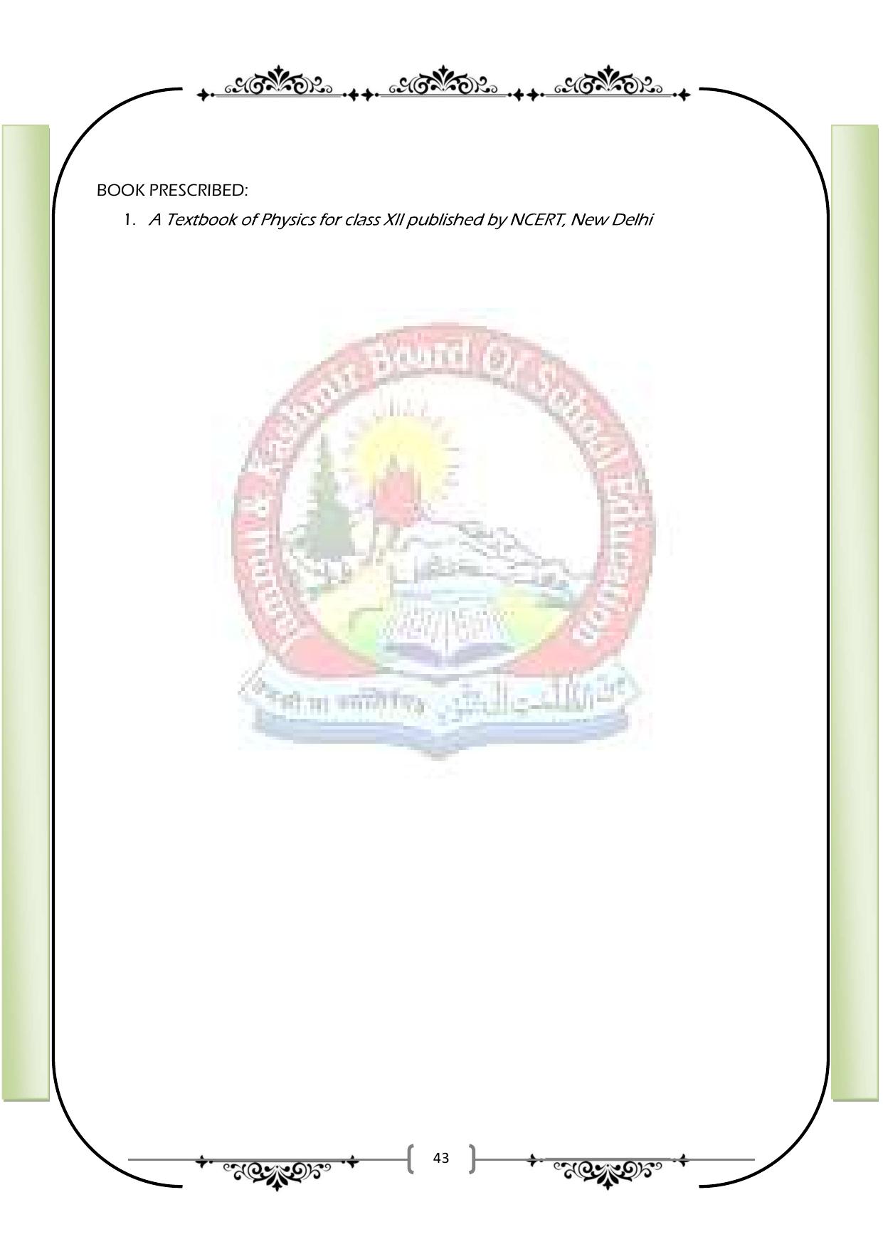 JKBOSE Syllabus for 12th class - Page 49