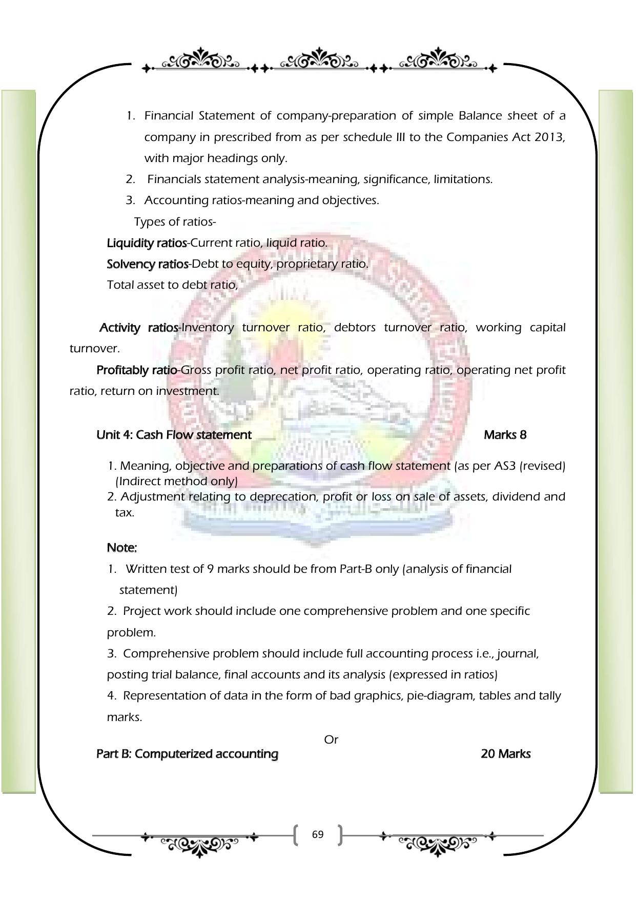 JKBOSE Syllabus for 12th class - Page 75