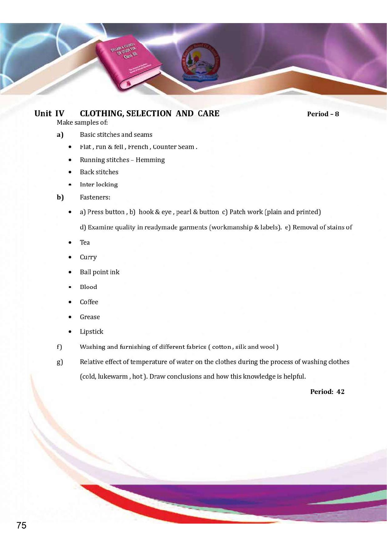 JKBOSE Syllabus for 12th class - Page 81