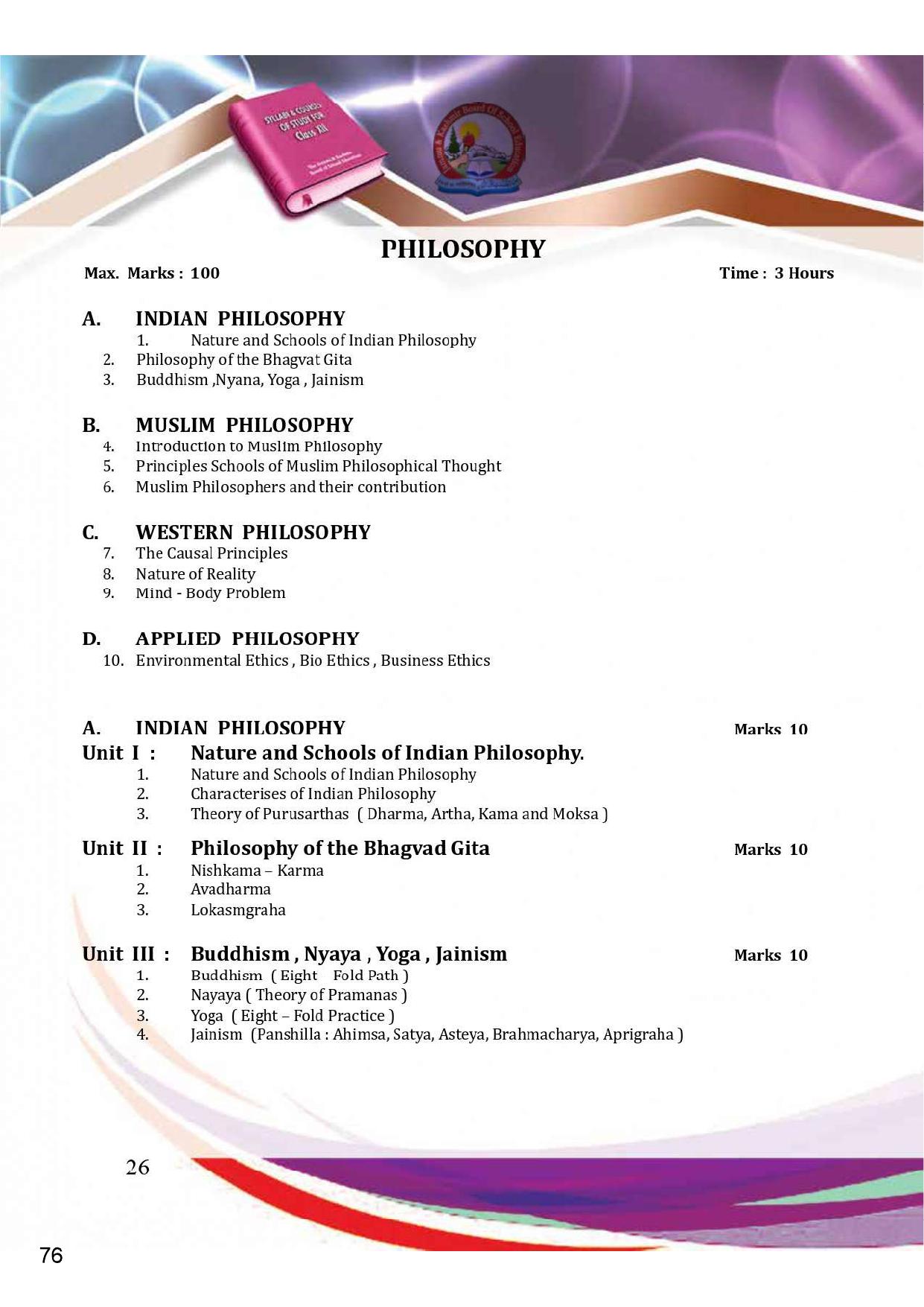 JKBOSE Syllabus for 12th class - Page 82